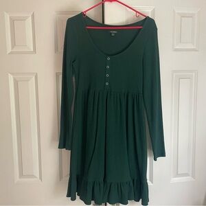 Wild Fable Waffle Knit Long Sleeve Dress